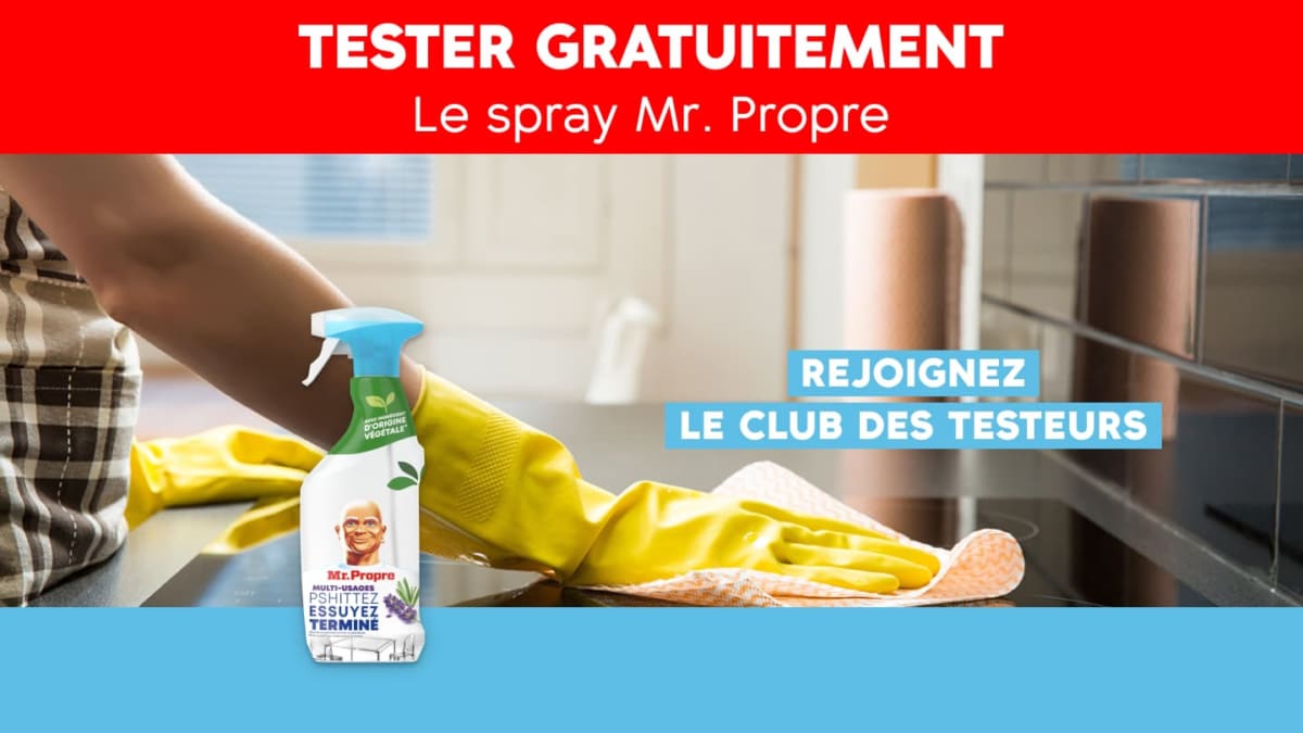 Jeu Envie de Plus : 168 sprays Mr.Propre à gagner