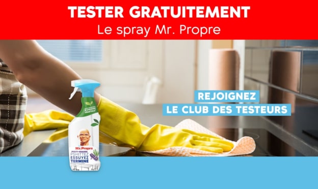 Jeu Envie de Plus : 168 sprays Mr.Propre à gagner