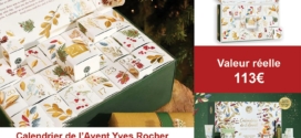 Calendrier de l’Avent Yves Rocher à 44,99€ avec 113€ de produits + code promo + cadeau