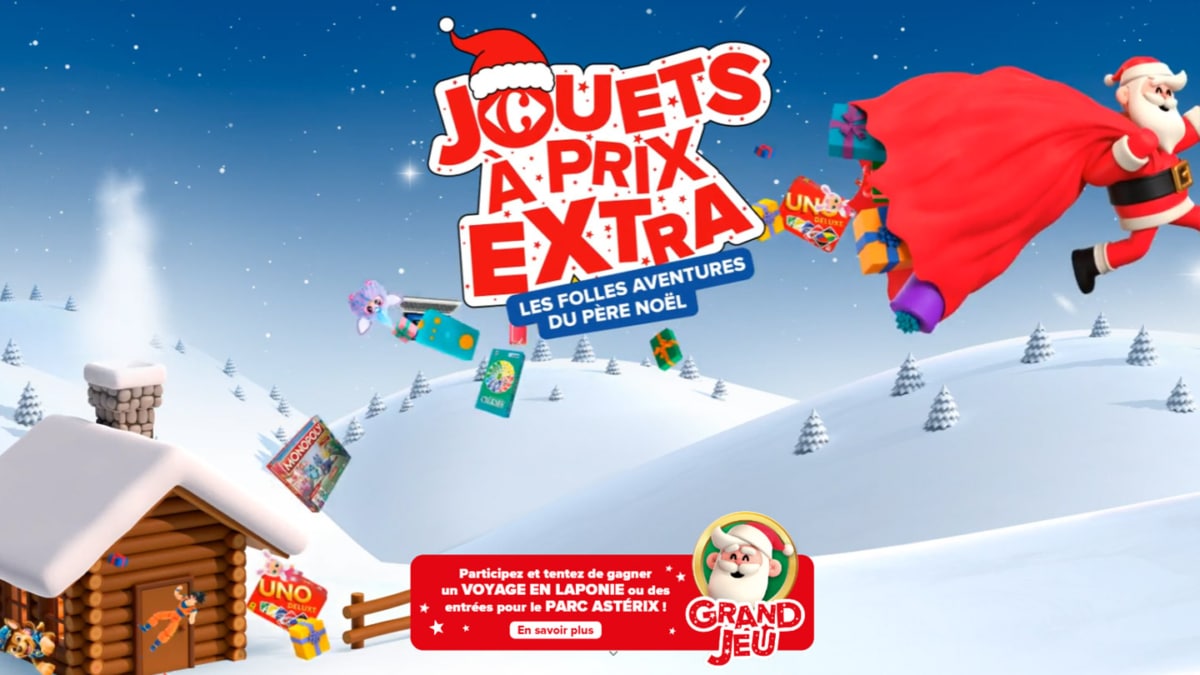 Carrefour Jeu de Noël : Voyage en Laponie et billets Parc Astérix à gagner