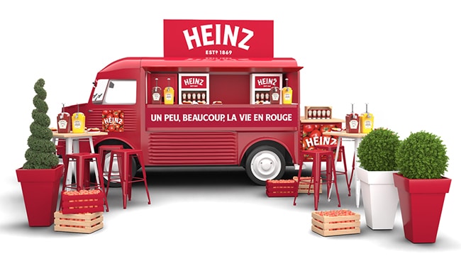 Dégustez un hot-dog Heinz offert