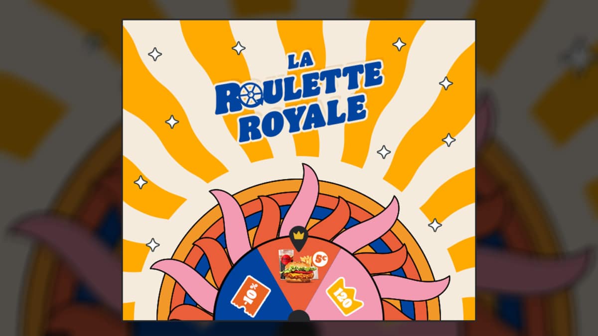Jeu Roulette Royale Appli Burger King