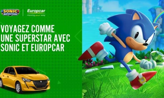 Jeu Europcar & Sega : Consoles et jeux Sonic Superstars à gagner