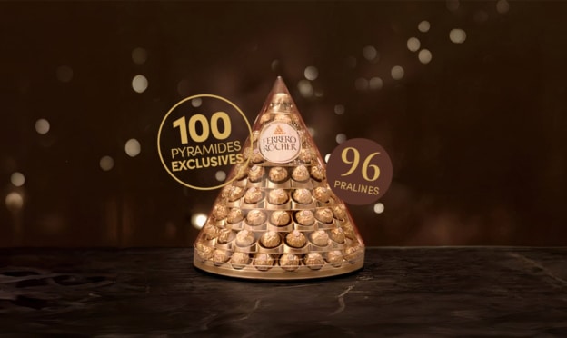Jeu Ferrero Rocher de Noël : 100 pyramides de 96 pralines à gagner