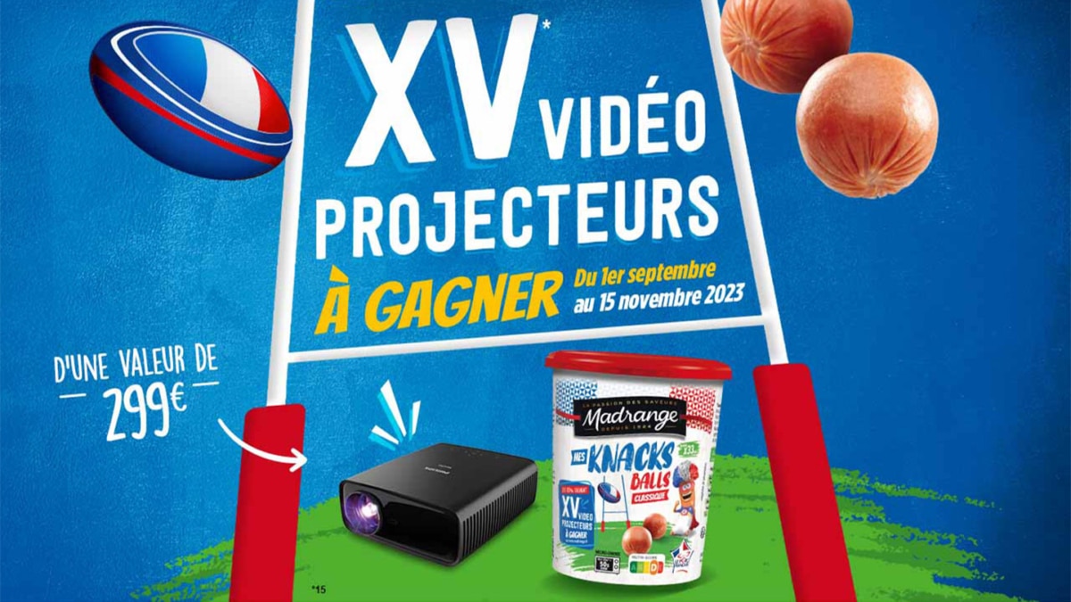 Jeu Madrange Rugby (avec achat) : Vidéoprojecteurs et bons à gagner