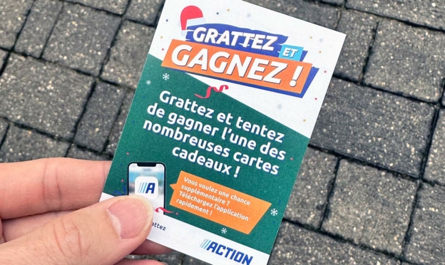 Action.com Jeu à code Grattez & Gagnez : tickets à gratter