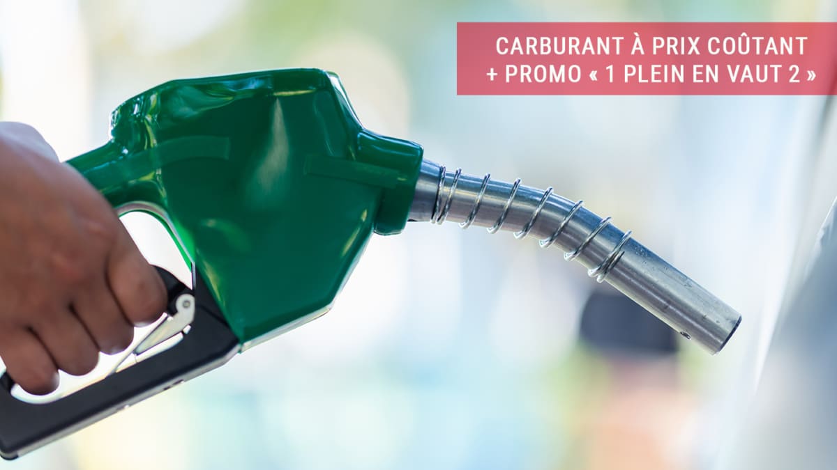 Auchan : Carburant à prix coûtant + 40€ de carburant remboursés en bons