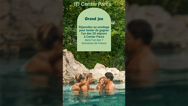 Gagnez un séjour à Center Parcs avec La Grande Récré