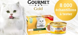 8’000 packs échantillons gratuits d’Effilochés en Sauce Gourmet Gold