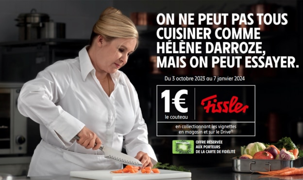 Vignette Fissler Intermarché : 1€ le couteau de qualité