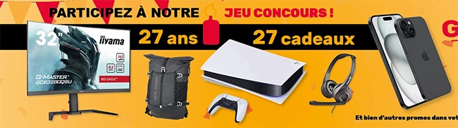 Gagnez l’un des superbes cadeaux au jeu Office DEPOT parmi une PS5, un iPhone…