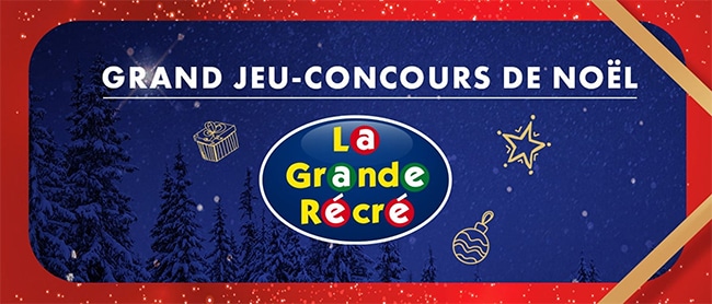 Gagnez une carte cadeau La Grande Récré avec CGR