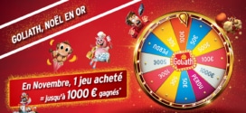 Goliath Noël en OR : 1 jeu de société acheté = jusqu’à 1’000€ à gagner