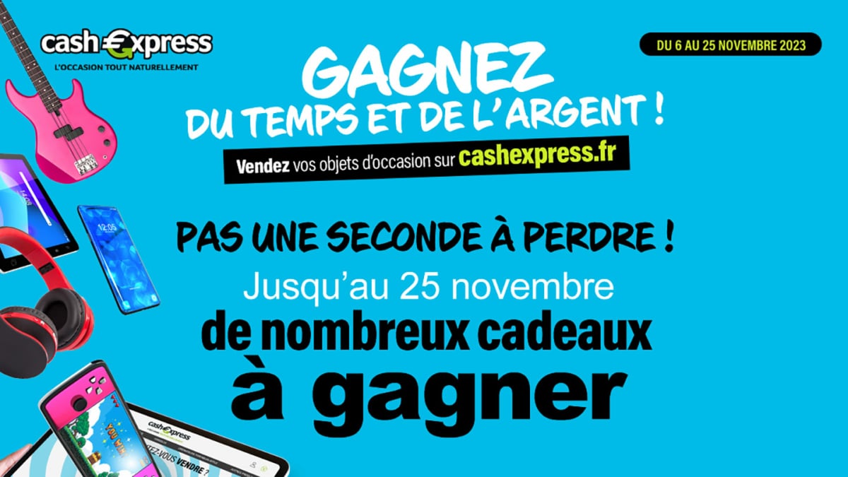 Jeu Cashexpress.fr : 15 cadeaux high-tech à gagner