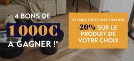 Jeu Saint Maclou 100% gagnant : 4 bons de 1’000€ et remise à gagner