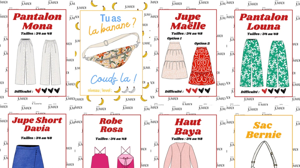 Atelier Jumadi : 13 patrons de couture gratuits (jupes, robe, accessoires…)