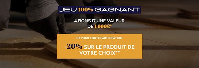 Bénéficiez d’une remise de 20% et tentez de gagner un bon de 1'000 € St Maclou