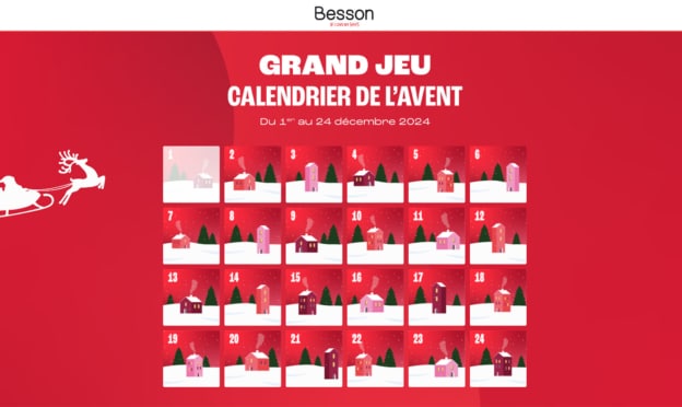 Jeu Calendrier de l’Avent Besson : 66 lots à gagner