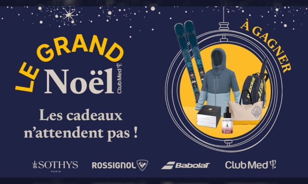 Jeu Club Med Le Grand Noël : 301 cadeaux à gagner