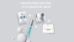 Jeu Eucerin : 10 routines anti-âge de 3 soins + 1 bijou à gagner