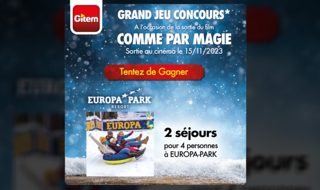 Jeu Gitem : Séjours Europa-Park et hottes de cadeaux à gagner