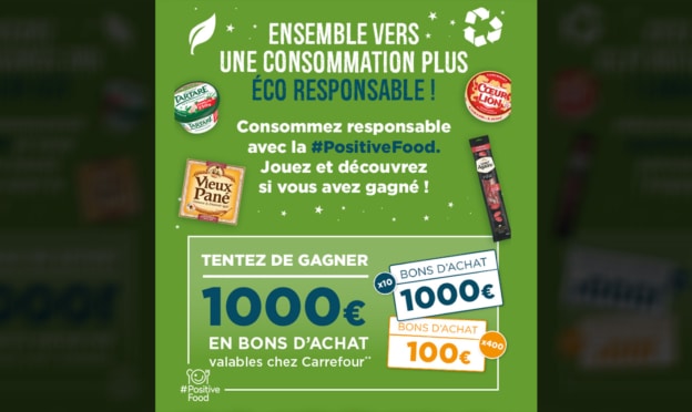Jeu Qui veut du fromage : 410 lots de bons d’achat Carrefour à gagner
