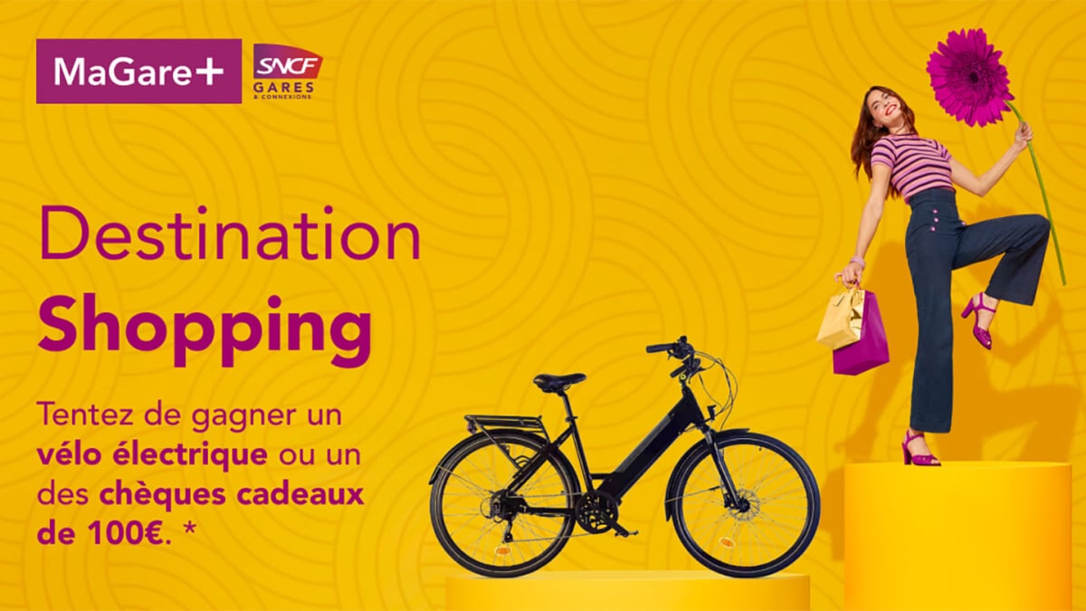 Jeu SNCF Destination Cadeaux : Vélo et chèques cadeaux à gagner