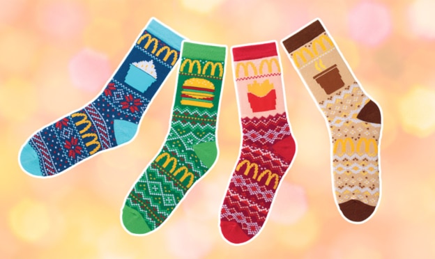 McDo : menu Maxi Best-of +1€ = Chaussettes Xmas Socks 2024 offertes