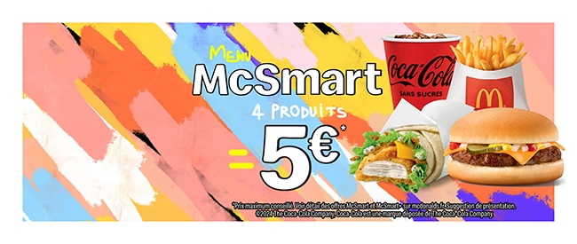Nouveau menu McSmart chez McDonalds
