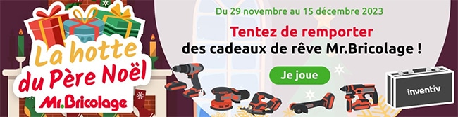 Gagnez un pack Inventiv de 648€ avec le jeu de Mr.Bricolage