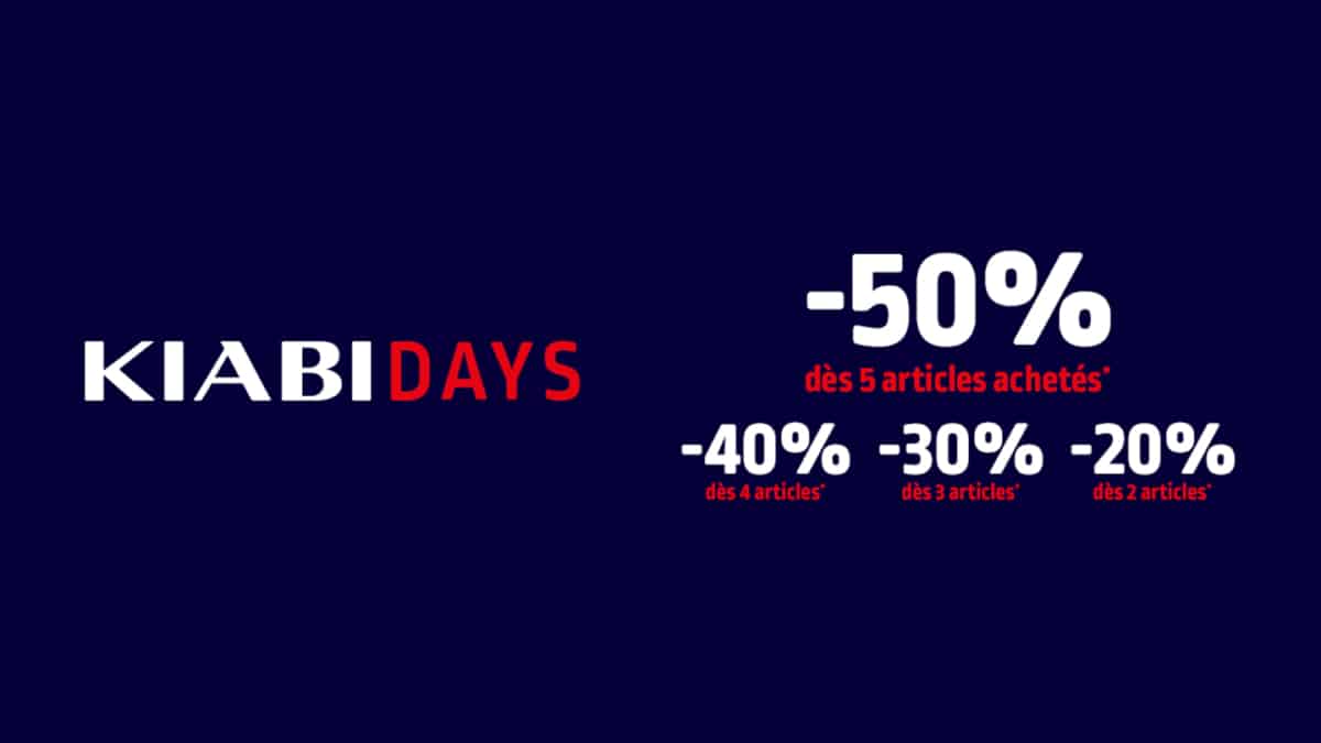 Promos Kiabi Days : Jusqu’à 50% de remise immédiate