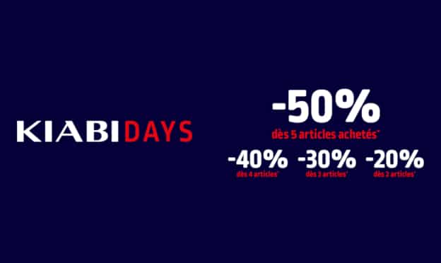 Promos Kiabi Days : Jusqu’à 50% de remise immédiate