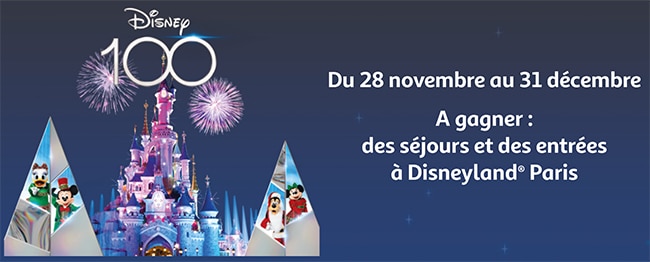 Gagnez un séjour ou des entrées à Disneyland Paris avec Auchan