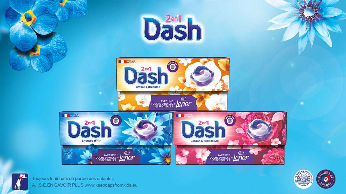 Test Dash : 8’000 boîtes de capsules de lessive PODS gratuites