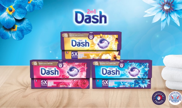 Test Dash : 3’500 packs de capsules de lessive PODS gratuits