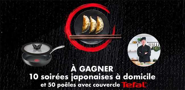 Gagnez une soirée japonaise ou une poêle Tefal avec Ajinomoto