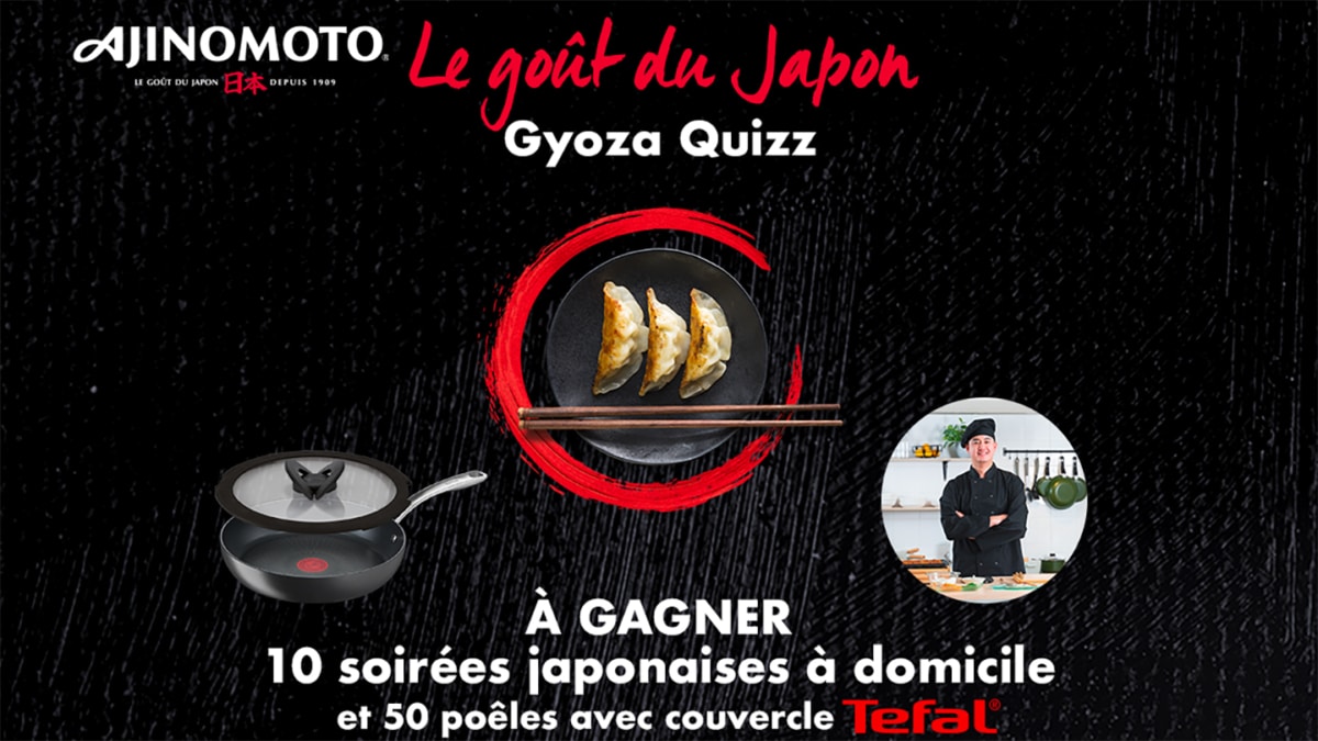 Jeu Ajinomoto : Soirées avec Chef à domicile et poêles Tefal à gagner