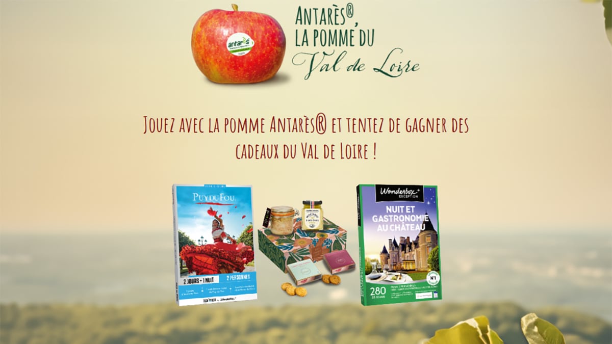 Jeu Antarès : Séjours et coffrets gourmands Val de Loire à gagner