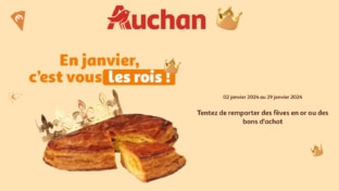 Jeux Auchan Epiphanie 2023 : Séjour à Londres, fève en or et bons