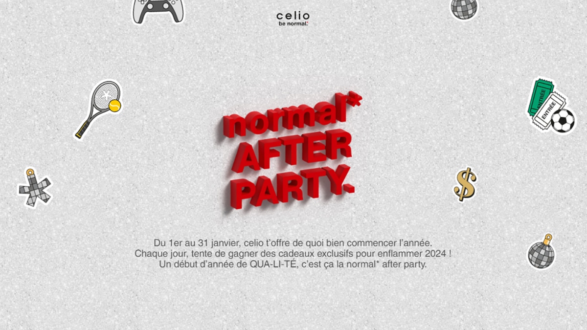 Jeu After Party By Celio : PS5, cartes cadeaux et autres lots à gagner