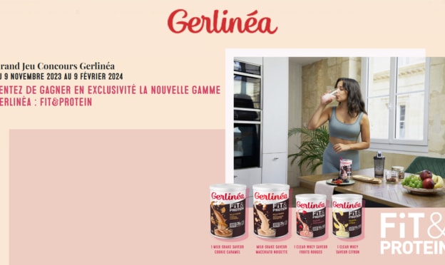 Jeu Gerlinéa : 10 coffrets Fit&Protein à gagner