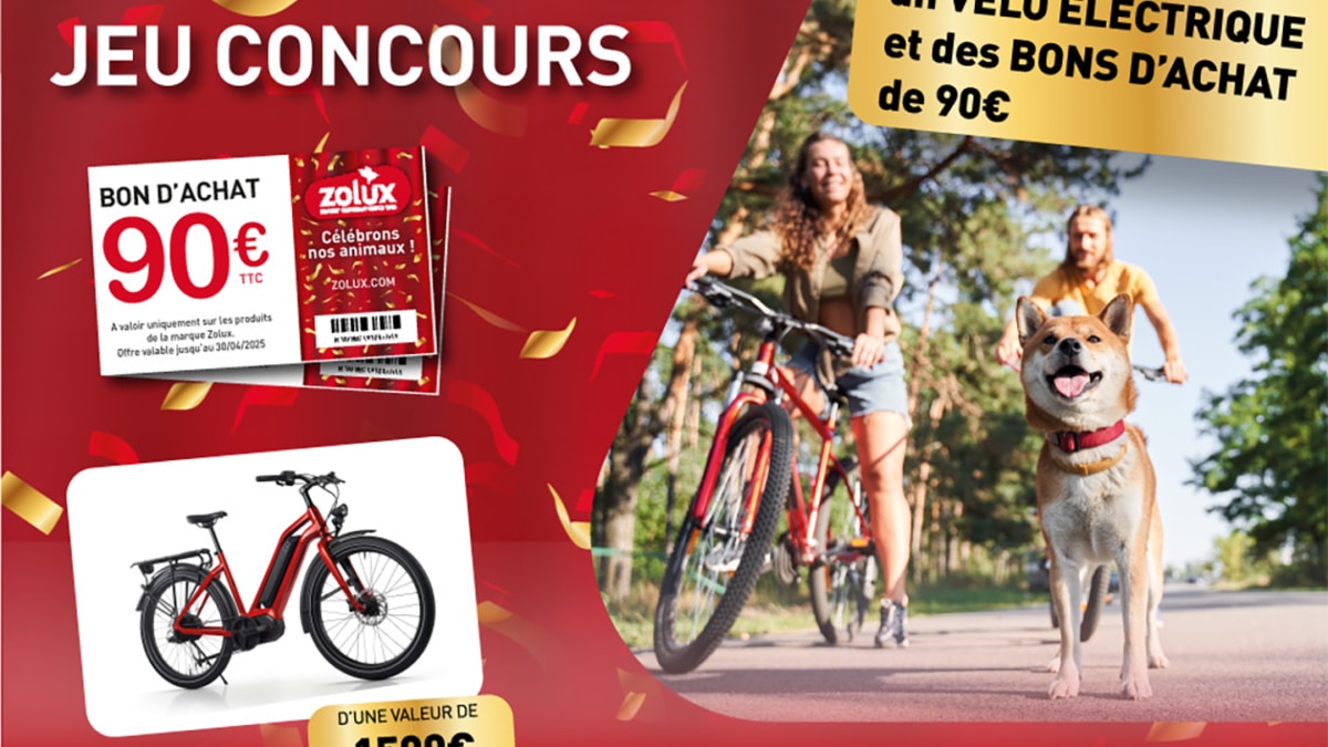 Jeu 90 ans Zolux : Vélo électrique et bons d’achat à gagner