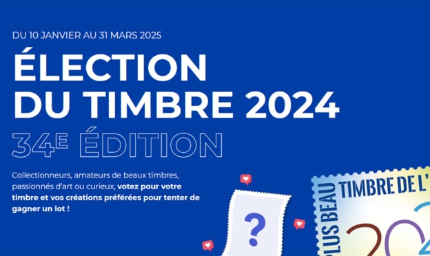 Jeu Élection du Timbre 2024 La Poste