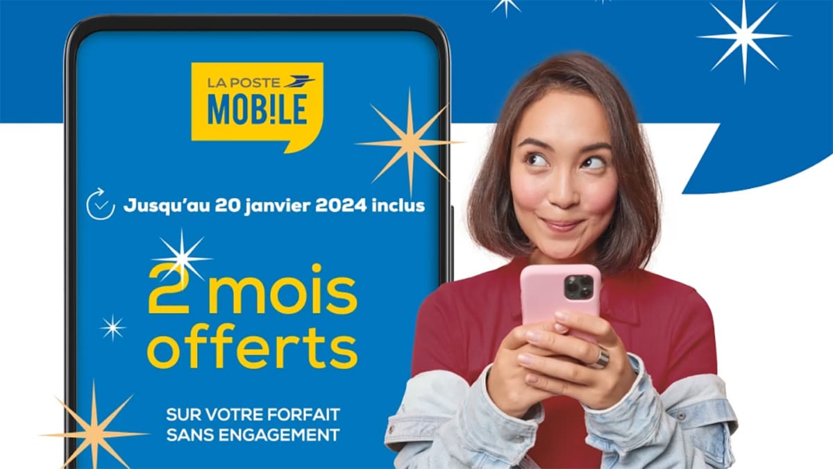 La Poste Mobile : Forfait gratuit pendant 2 mois (et c’est sans engagement)