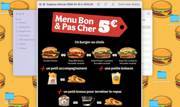 Menu Burger King à 5€ : Le Bon et Pas Cher (BPC) remplace le King Deal