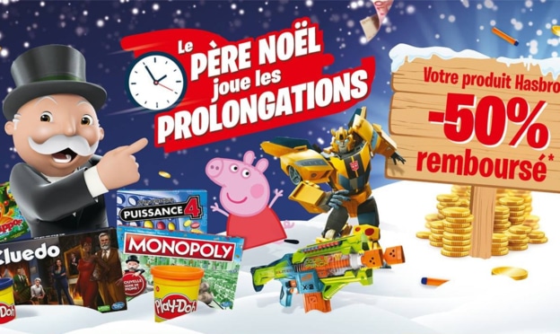 Hasbro Etrennes : 50% remboursés sur votre produit préféré