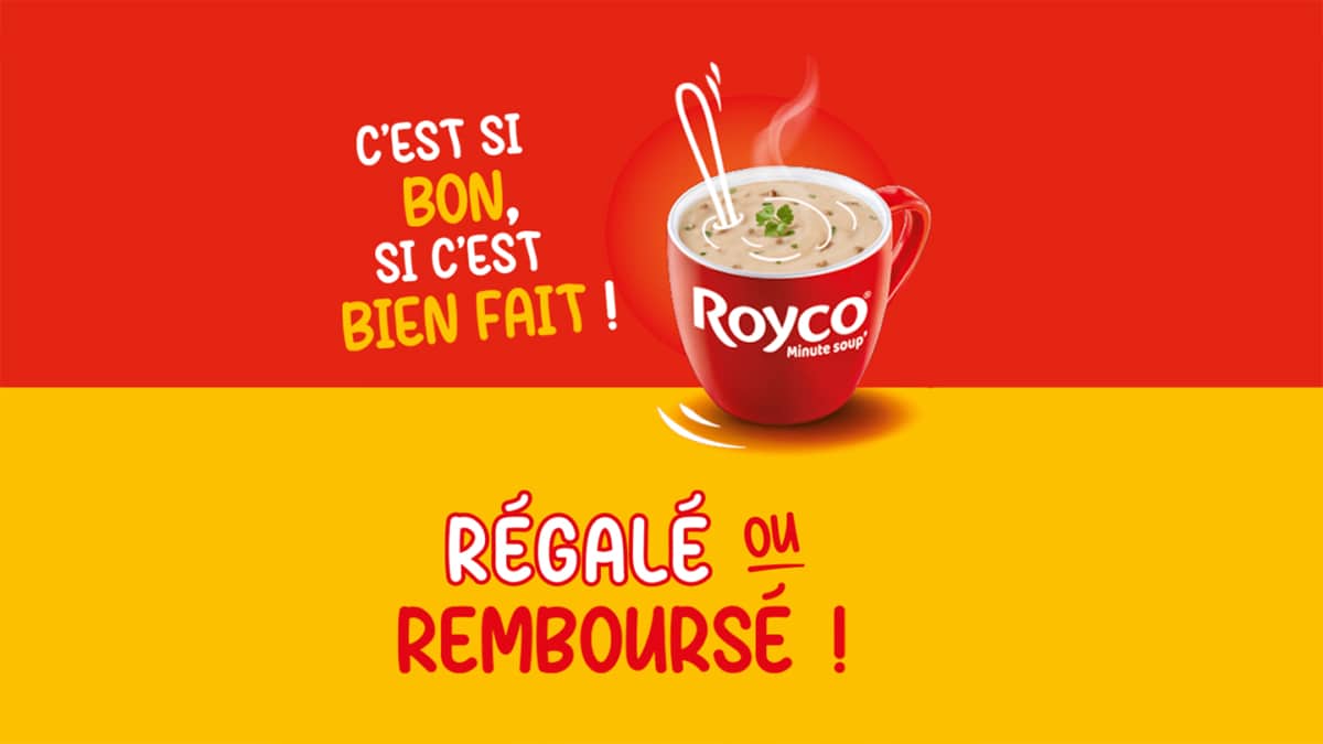Offre Royco Régalé ou Remboursé = Soupes gratuites via ODR