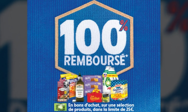 Intermarché : 17 produits 100% remboursés en bons d’achat
