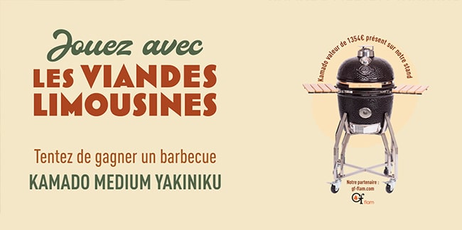 Gagnez un barbecue ou du vin avec le jeu « Les viandes Limousines SIA 2024 »