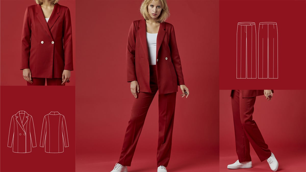 Codes promo Bernina : Patrons de couture Blazer + Pantalon gratuits